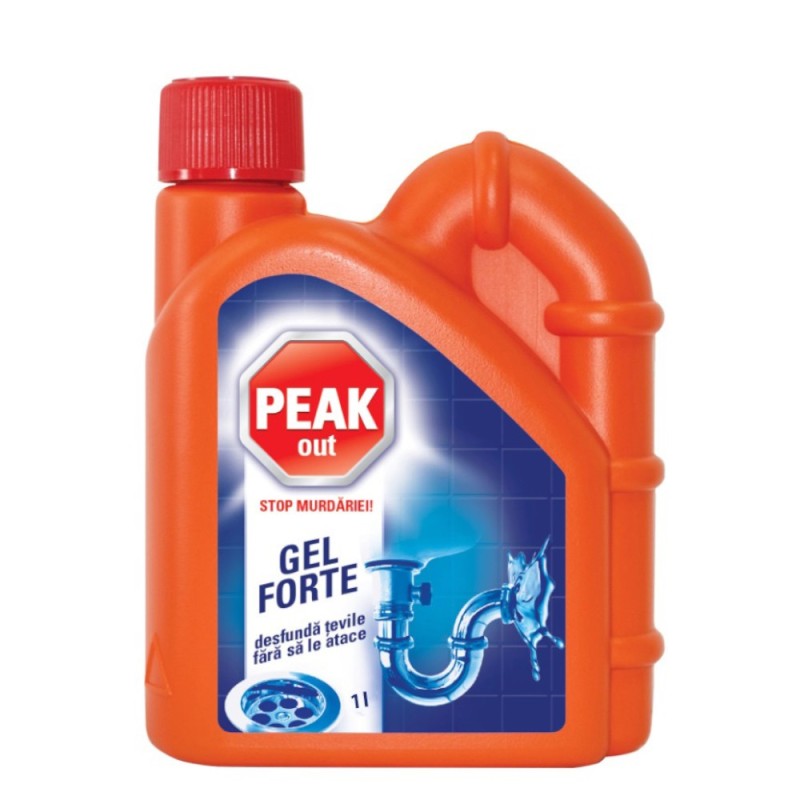 Set 3 x Gel pentru Desfundat Tevi Peak Out Forte, 1 l