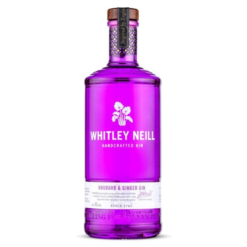 Set 3 x Gin Rubarba si Ghimbir, Rhubarb & Ginger Whitley Neill, Alcool 43%, 0.7l