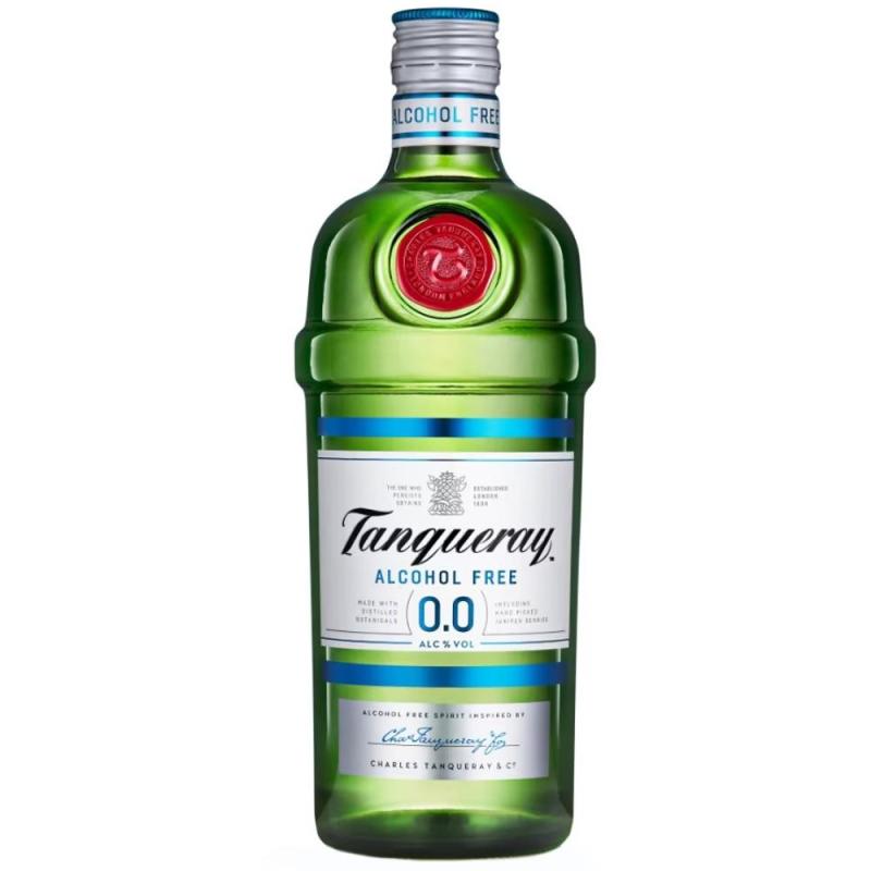 Set 3 x Gin Tanqueray, fara Alcool, 0.7 l