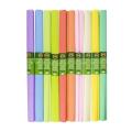 Set 3 x Hartie Creponata, 50 x 200 cm, 10 Culori, Pastel