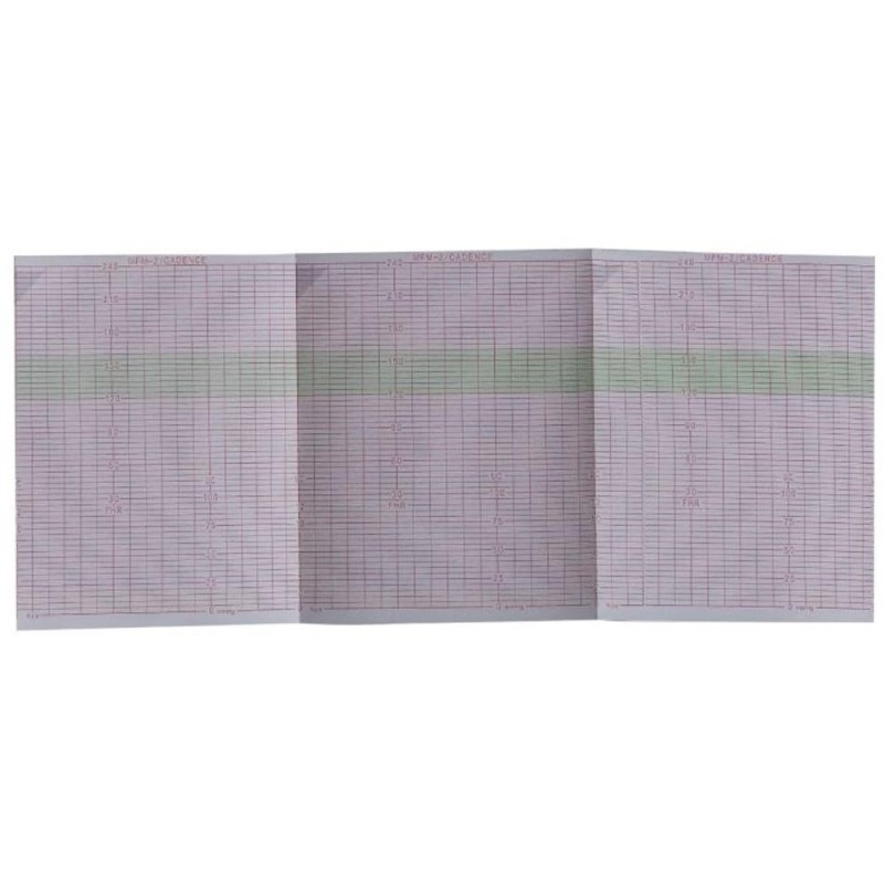 Set 3 x Hartie Electrocardiograf, Prima, 112 mm x 90 mm, Comen Star, Edan, 150 Coli