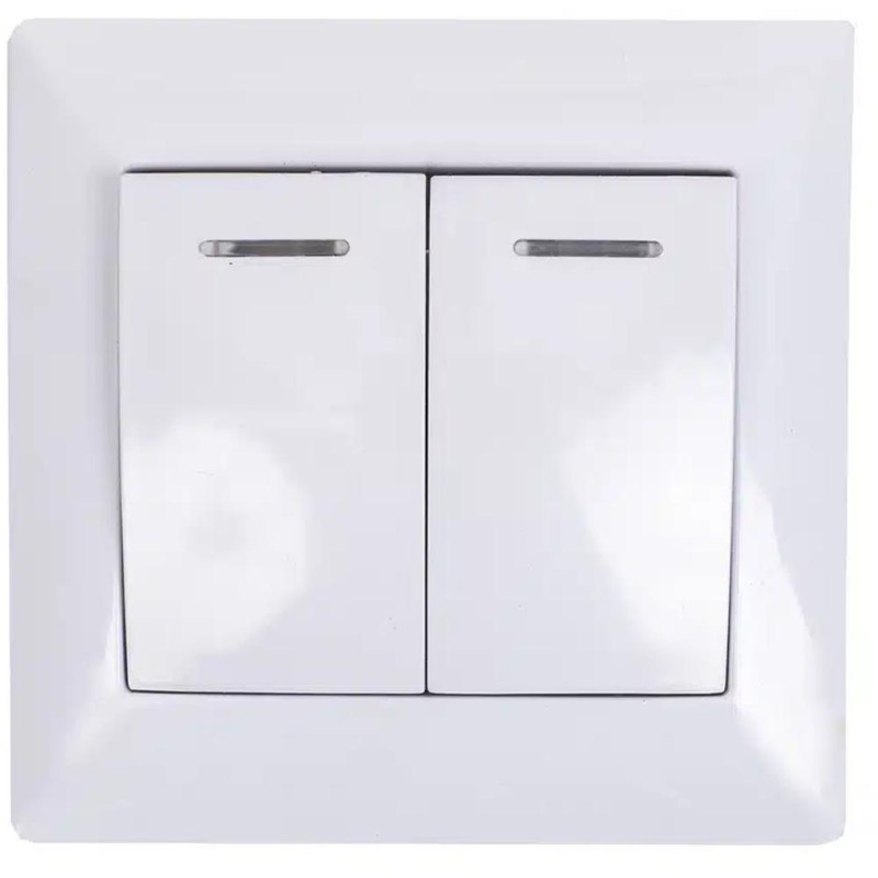 Set 3 x Intrerupator Dublu cu LED, Z-tools
