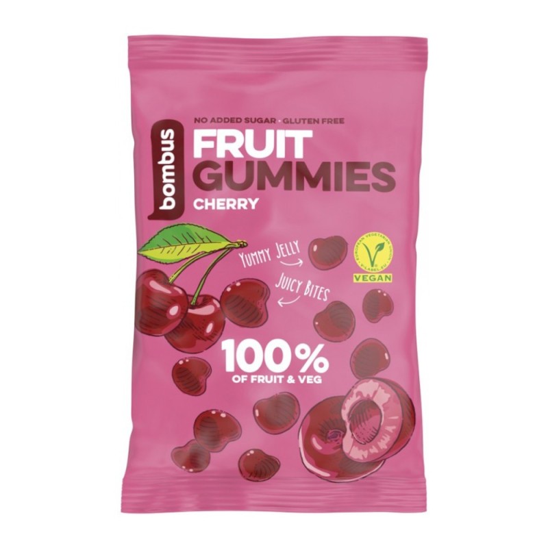 Set 3 x Jeleuri de Fructe, Bombus, cu Cirese, 35 g