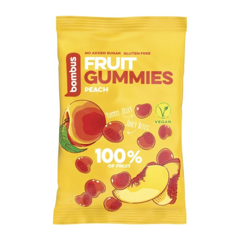 Set 3 x Jeleuri de Fructe, Bombus, cu Piersici, 35 g
