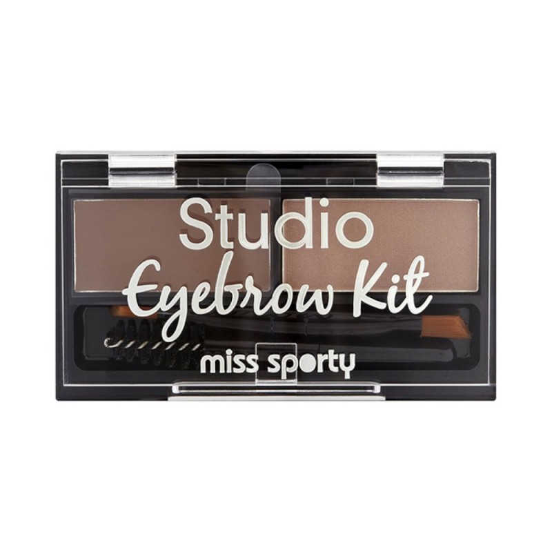 Set 3 x Kit pentru Sprancene Miss Sporty, Studio Eyebrow, Maro, 2.4 g