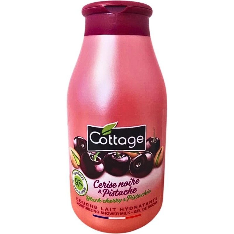 Set 3 x Lapte de Dus Cottage Cirese Negre si Fistic, 250 ml