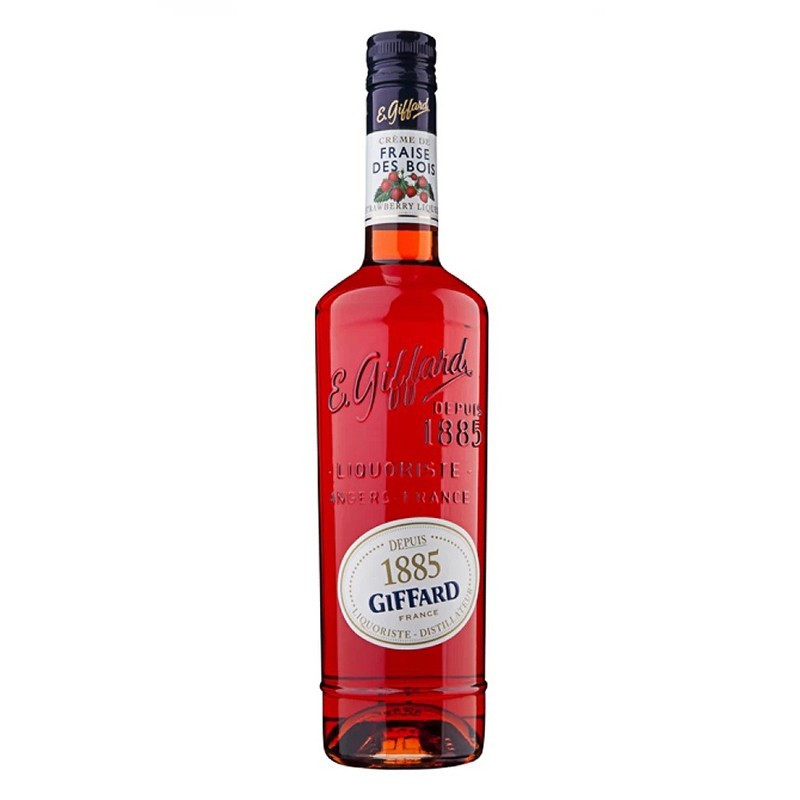 Set 3 x Lichior Giffard  Wild Strawberry, Capsuni Salbatice 16% Alcool 0.7 l