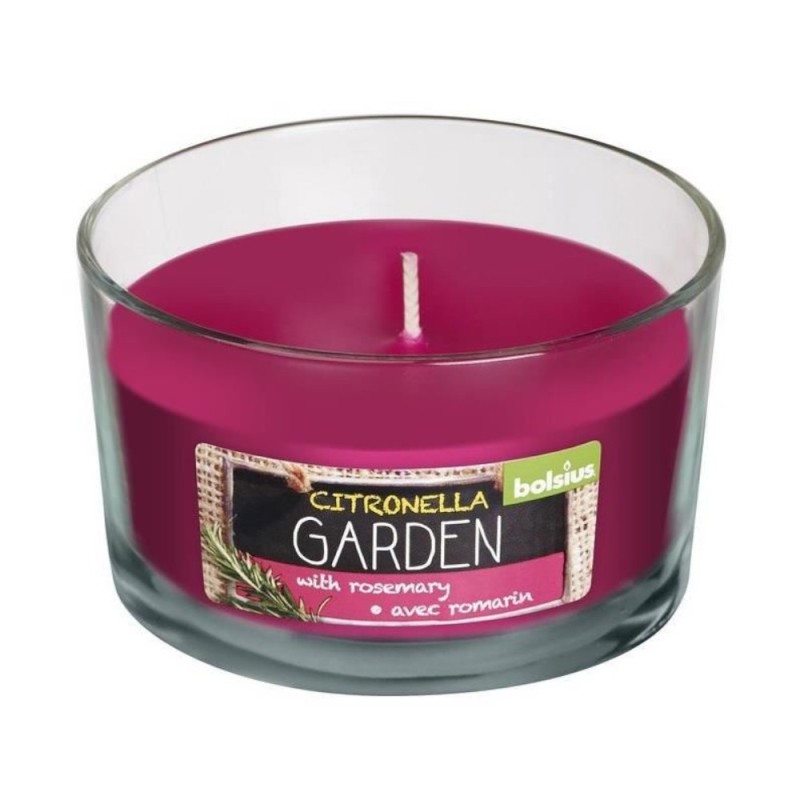 Set 3 x Lumanare Bolsius Citronella 62 x 106 mm - Rozmarin