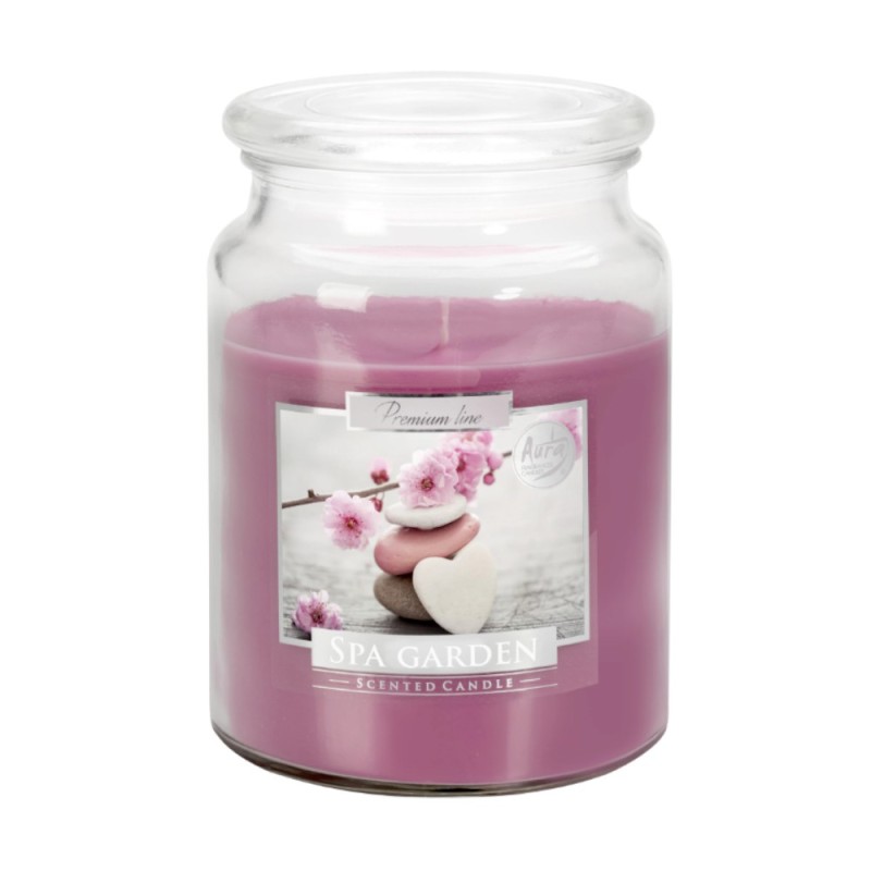 Set 3 x Lumanare Parfumata in Borcan cu Capac, Gradina Spa, 100 Ore