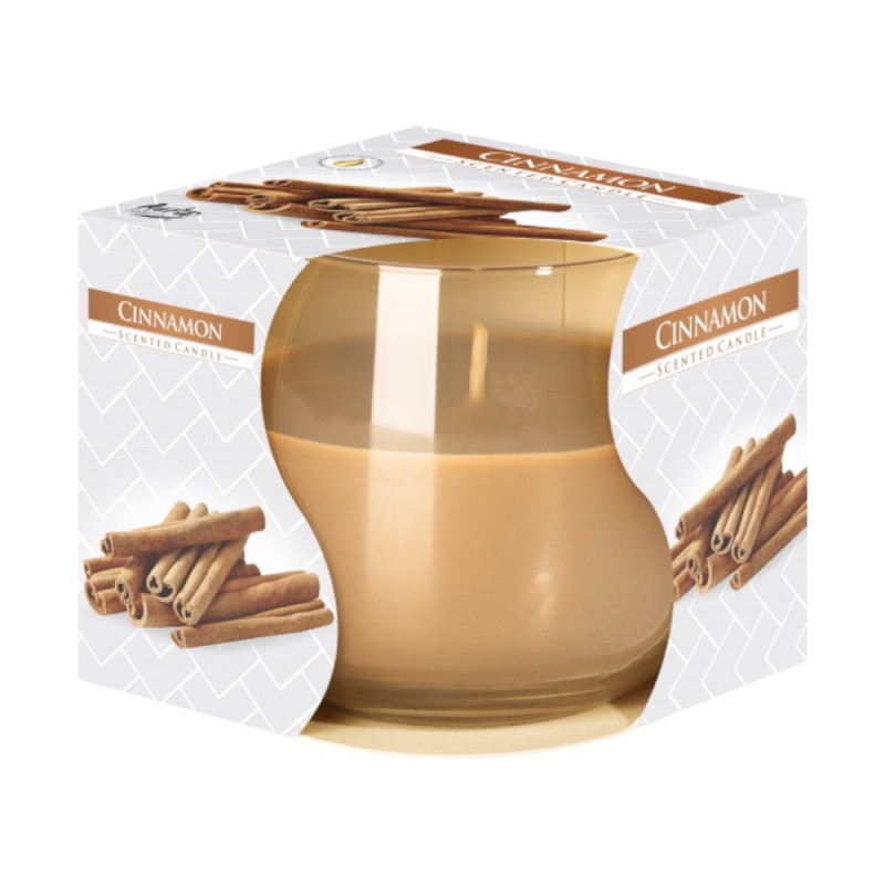 Set 3 x Lumanare Parfumata in Pahar Scortisoara, 18 Ore