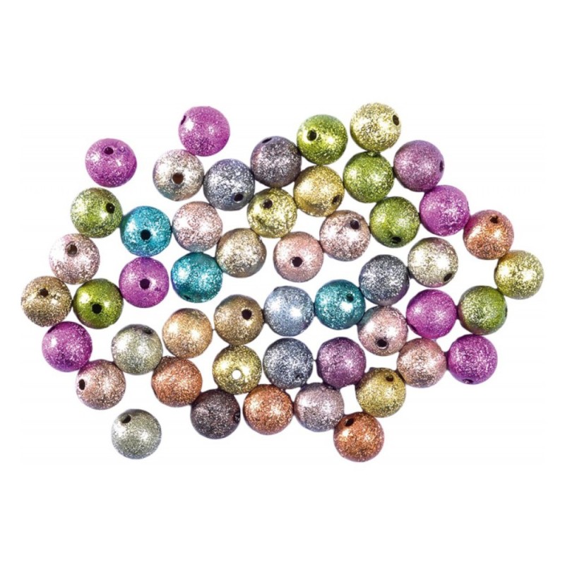 Set 3 x Margele Metalizate pentru Artizanat