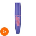Set 3 x Mascara Miss Sporty, Pump Up Curved Volume, Extra Black, 12 ml