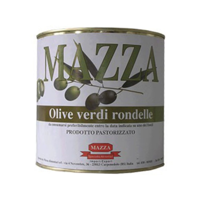 Set 3 x Masline Verzi Rondele, Mazza, 2600 g