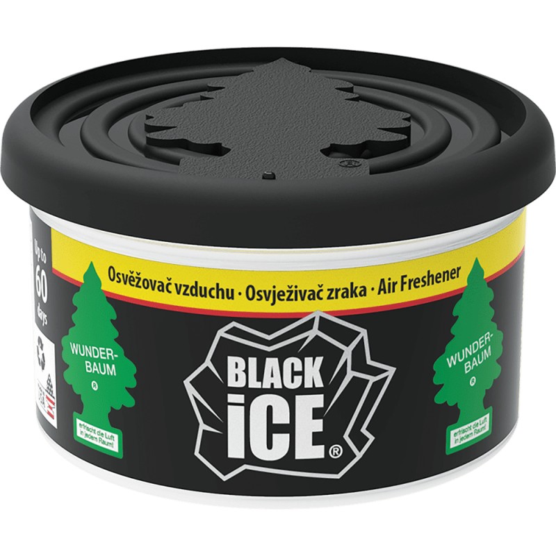 Set 3 x Odorizant Auto Fiber Can Black Ice, Wunder-Baum