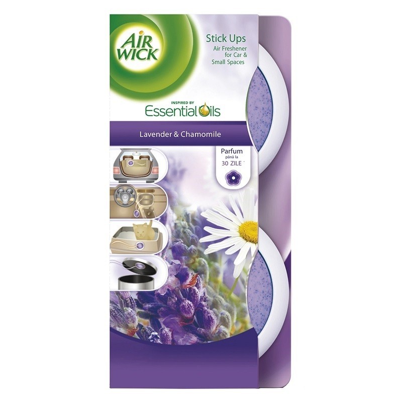 Set 3 x Odorizant de Camera Air Wick Stick Up Lavanda 2 x 30 g