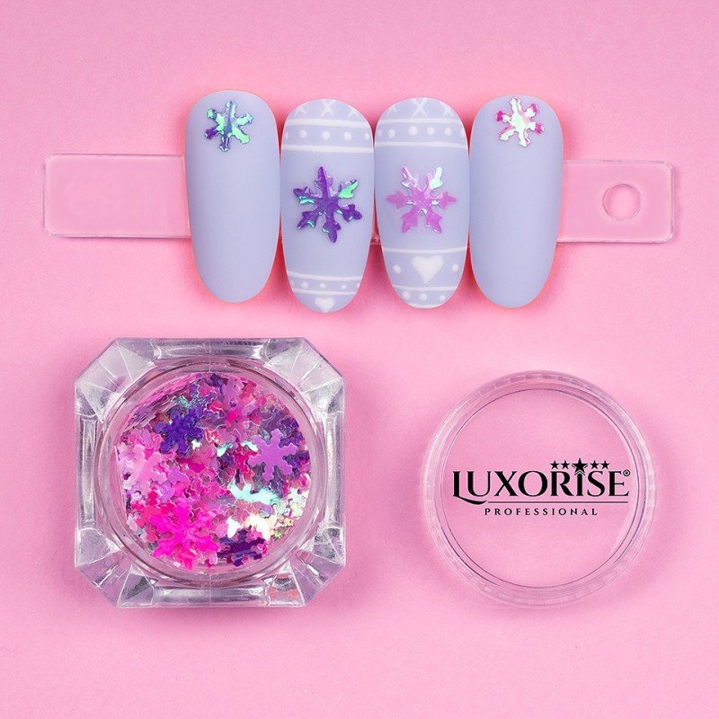 Set 3 x Paiete Unghii Luxorise, Silent Night 07