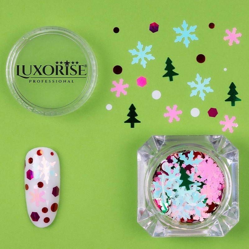 Set 3 x Paiete Unghii Luxorise, Winter Joy 04