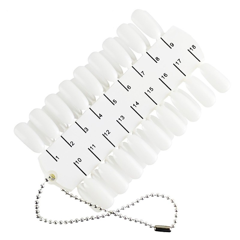 Set 3 x Paletar Unghii cu Lant 36 De Pozitii SensoPRO Milano, Paletar Culori pentru Unghii False