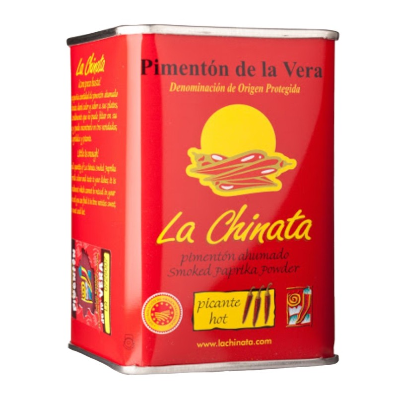 Set 3 x Paprika Afumata Picanta in Cutie Metalica, la Chinata, 70 g