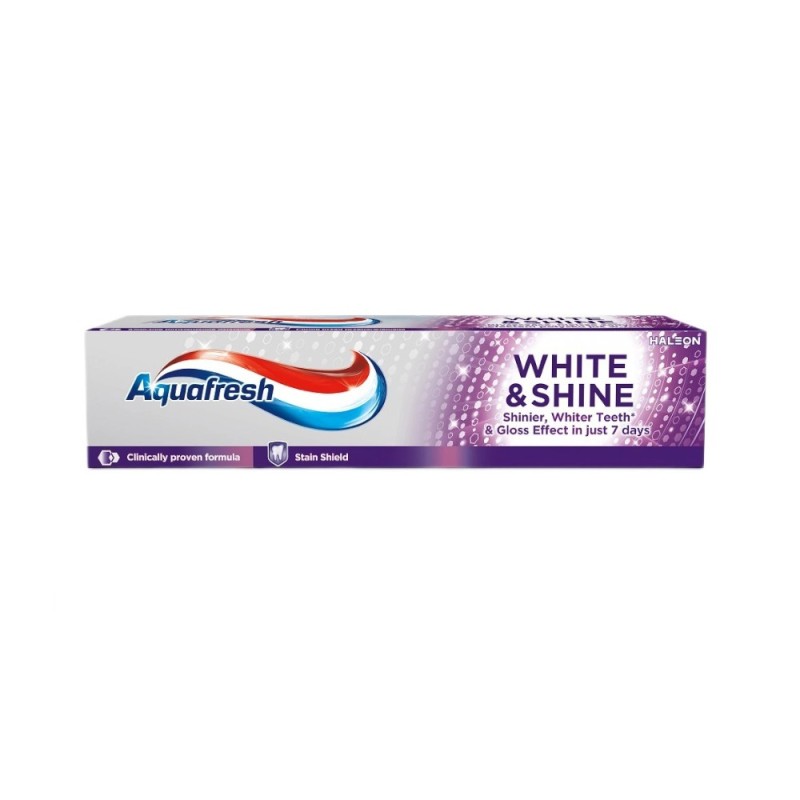 Set 3 x Pasta de Dinti Aquafresh White and Shine, 100 ml