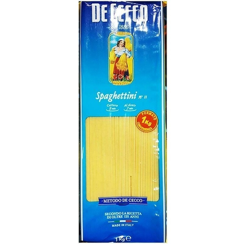 Set 3 x Paste Spaghettini De Cecco 1 kg