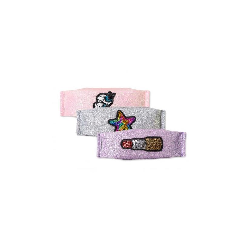Set 3 x Penar Fancy, 250 Paiete, Glitter cu Aplicatii, Neechipat