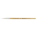 Set 3 x Pensula Varf Ascutit, Nr.5, Par Sintetic, Corp Lemn Natur, Koh-I-Noor