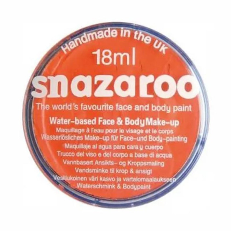 Set 3 x Pictura pe Fata, Snazaroo, Portocaliu, 18 ml