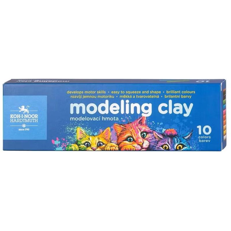 Set 3 x Plastilina Remodelabila, 10 Culori, Cutie de Carton, 200 g