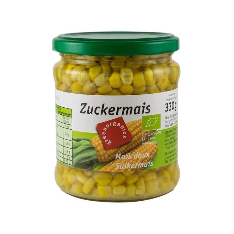 Set 3 x Porumb Dulce Bio, Green Organics, 330 g