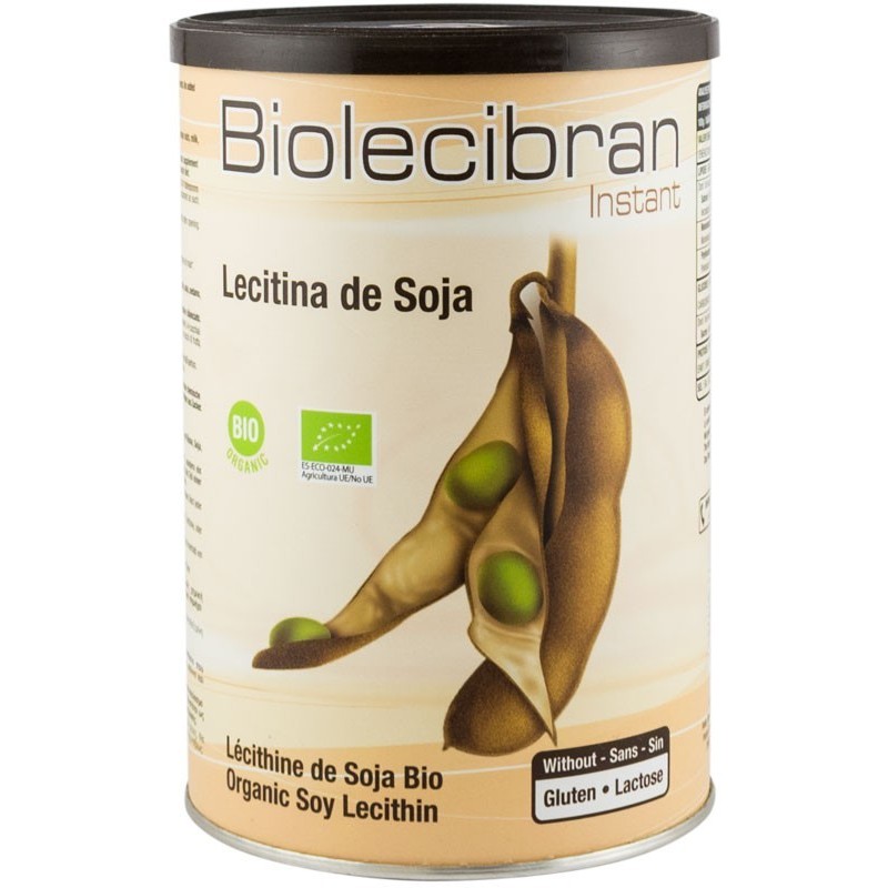 Set 3 x Pudra de Lecitina din Soia Bio, 380 g Biolecibran Instant