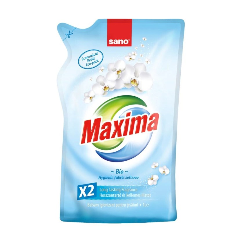 Set 3 x Rezerva Balsam de Rufe Bio pentru Tesaturi Sano 1 l