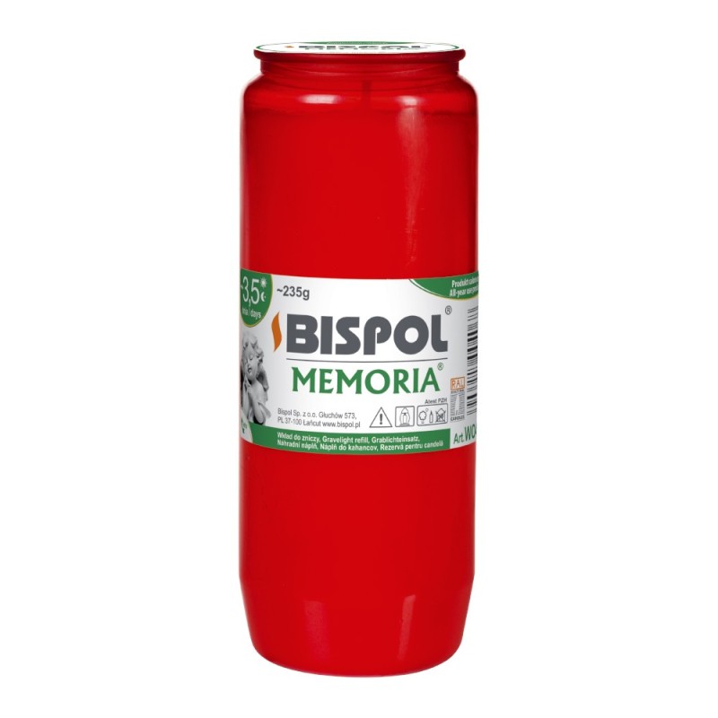 Set 3 x Rezerva  Candela Bispol cu Ulei Rosu, 80 Ore