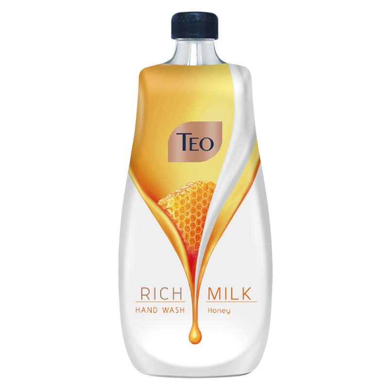 Set 3 x Rezerva Sapun Lichid Teo Rich Milk Honey, 800 ml