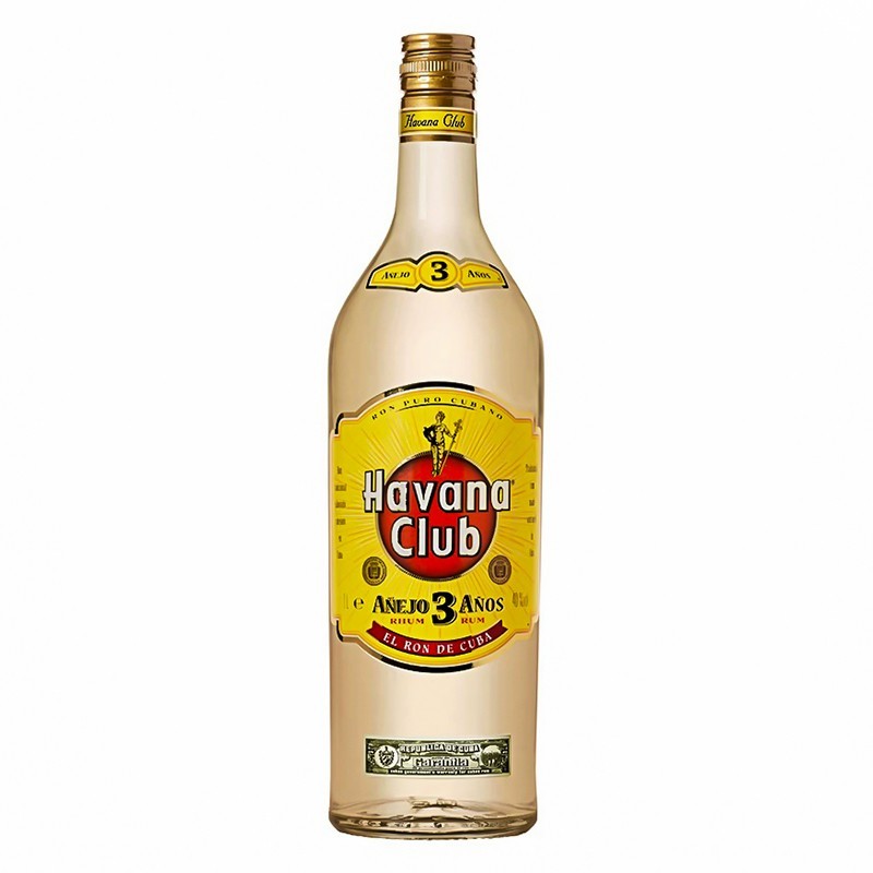 Set 3 x Rom Havana Club 3 Ani 40% Alcool 1 l