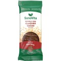 Set 3 x Rondele din Orez cu Glazura de Cacao fara Zahar, cu Xylitol, Sanovita, 66 g
