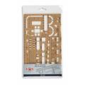 Set 3 x Sablon Aarhitectura, Scara 1:50