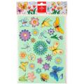 Set 3 x Sablon Mare cu 27 Fluturi si Flori