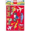 Set 3 x Sablon Mare cu 9 Motoare