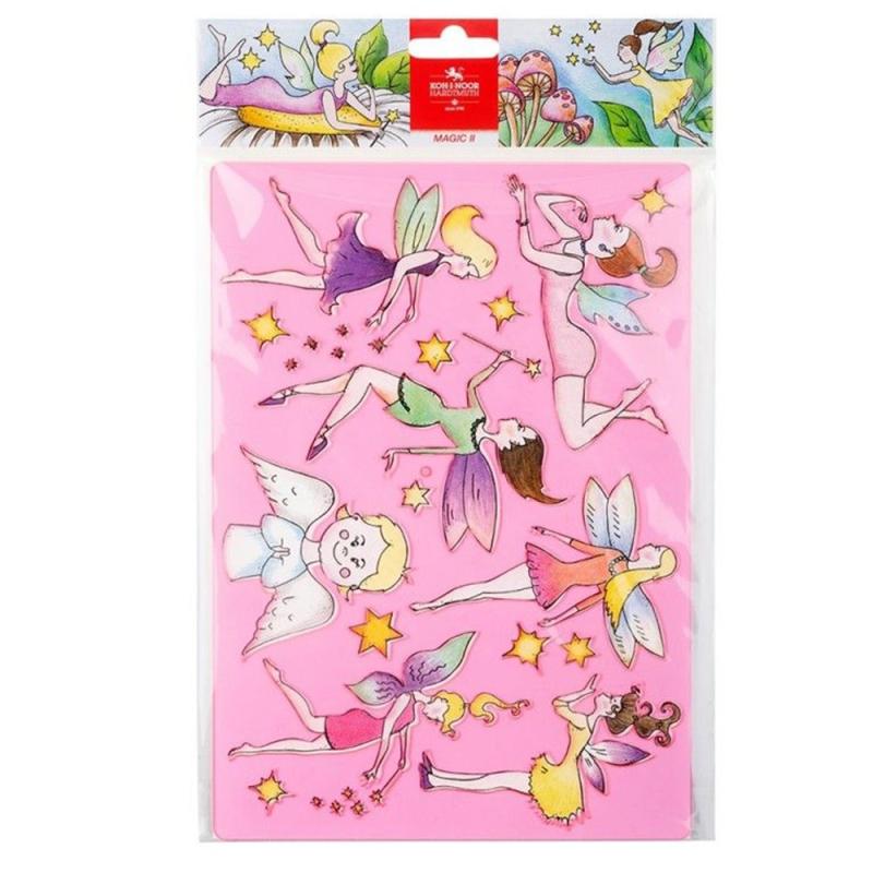 Set 3 x Sablon Vrajitor II, 31 x 20 cm, Koh-I-Noor
