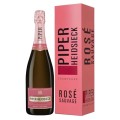 Set 3 x Sampanie Rose Piper Heidsieck Rose Sauvage 12% Alcool, Cutie Carton, 0.75 l