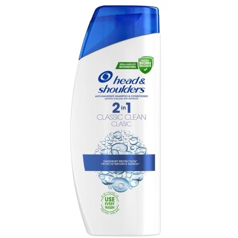 Set 3 x Sampon Head & Shoulders 2In1 Classic Clean, 330 ml