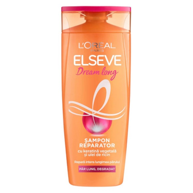 Set 3 x Sampon L'Oreal Paris Elseve Dream Long, pentru Par Lung si Deteriorat, 250 ml