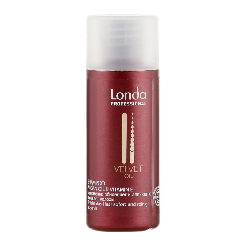 Set 3 x Sampon Londa Professional Velvet Oil, cu Ulei de Argan 50 ml
