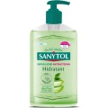 Set 3 x Sapun Lichid Hidratant Sanytol Aloe Vera si Ceai Verde 250 ml