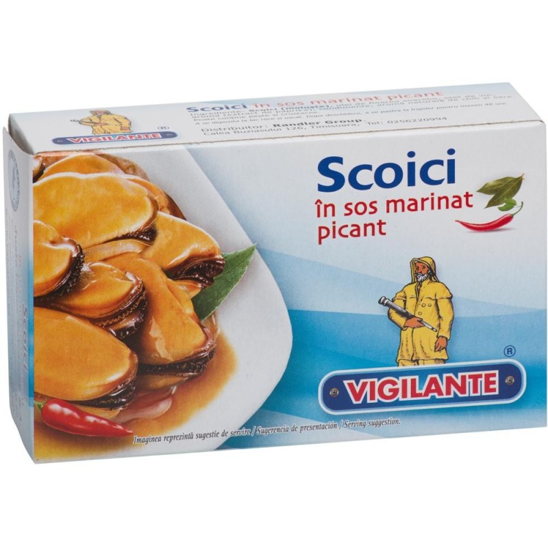 Set 3 x Scoici in Sos Marinat Picant, Vigilante, 115 g