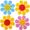 Set 3 x Set 4 Flori Fete Zambitoare din Fetru, Mix Culori, Statovac