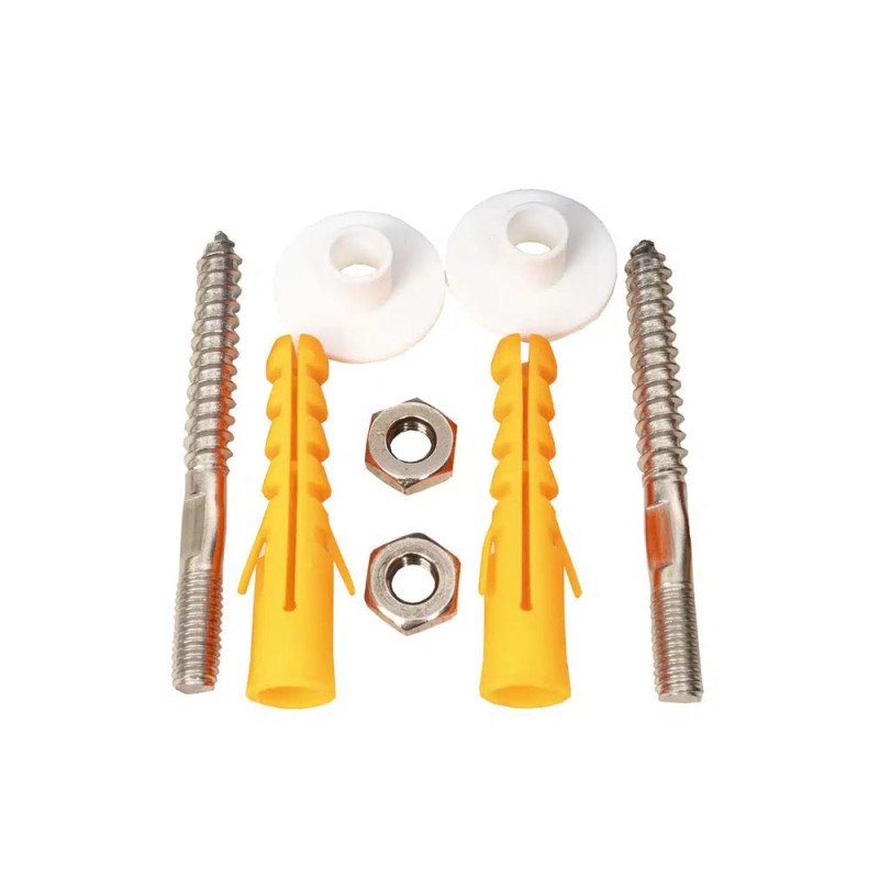 Set 3 x Set Fixare Vas WC, Inox, 8 mm, Z-tools