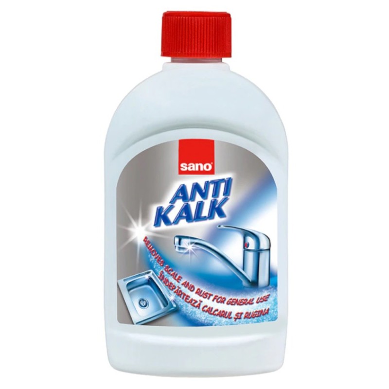 Set 3 x Solutie Anticalcar Sano Anti Kalk, pentru Piatra si Rugina, 500 ml