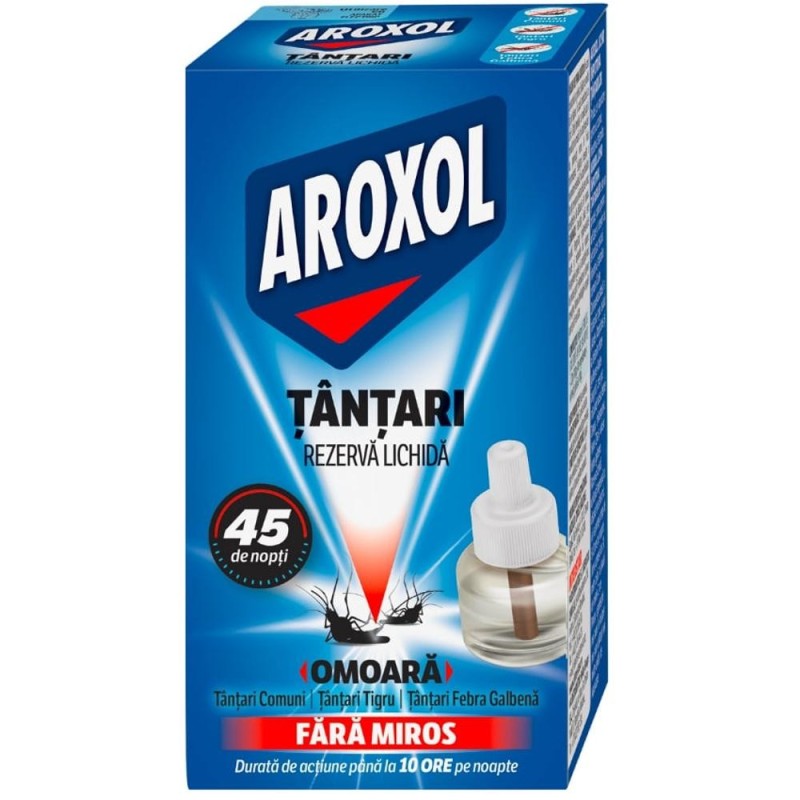 Set 3 x Solutie Impotriva Tantarilor, Rezerva Lichida, Aroxol, 35 ml
